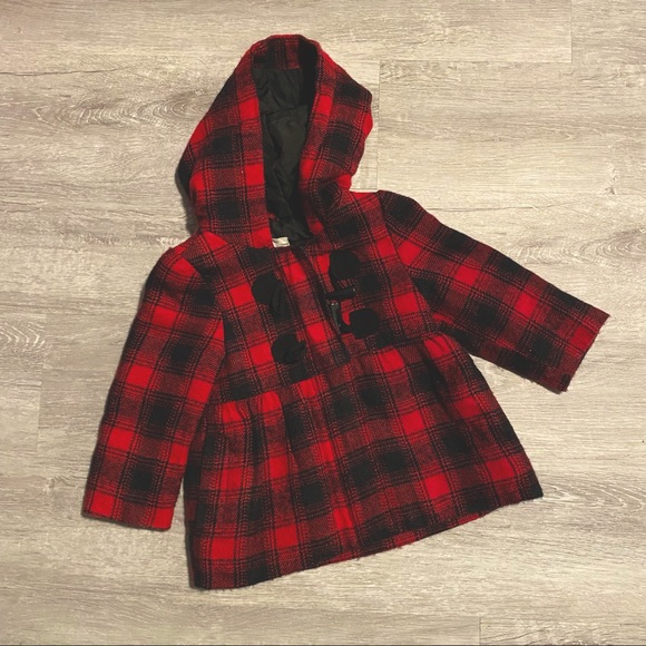 Buffalo Plaid Toddler Coat - Picture 1 of 3